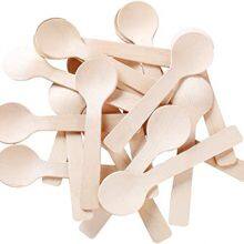 Biodegradable Compostable Wooden Spoons Party Supplies for Any Graduation Luau, Fiesta, Tea Party, Craft Supplies for Kids and Adults thumbnail-3