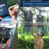 (74671) Black Solar Heated Bag for Outdoor Camping Portable Emergency Shower thumbnail-4