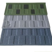 West Africa New House Roofing Covering Metal Roof Sheets Nigeria Aluminum Zinc Step Tiles Aluminum Zinc Black Red Stone Coated Steel Roofing Sheet