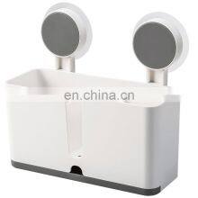 New Design Storage Organizer No Drill Toilet Wall Mounted Electric Tooth Brush Storage Baskets Bathroom Products Brush Holder thumbnail-1