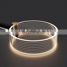 Wholesale Indoor Acrylic Decoration Black Gold Color Living Room LED Contemporary Chandelier Lamp thumbnail-5