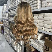 Wholesaler of 6Y14 13x6 Luxury Highlight Human Hair Lace Wig thumbnail-4