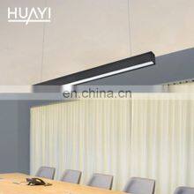 HUAYI High Brightness 25w 30w 50w Aluminum Indoor Supermarket Office Ceiling Hanging LED Linear Light thumbnail-1