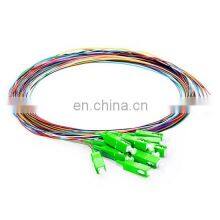 12 Fibers SC APC 9125 Single Mode Color-Coded Fiber Optic Pigtail thumbnail-3
