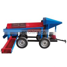 Gold mining equipment small scale rotary trommel drum screen machine for placer gold