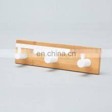 Popular Hot Selling ODM Painting Wooden Wall Hooks Adhesive Hanger Hook Rack thumbnail-5