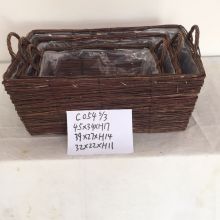 Plant Storage Basket/square wicker baskets For Food fruit and Plant