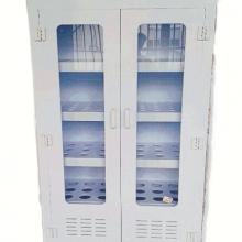PP Lab Glassware Storage Cabinet 900X450X1800mm Polypropylene Utensil Cupboard
