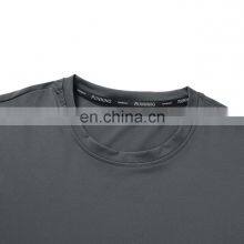 2023 New Quick Dry Fitness Athletic Long Sleeve Sport T Shirt Custom Breathable Jogger Workout Gym Top Activewear For Men thumbnail-5