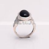 BLACK ONYX RING ,925 Sterling Silver Jewelry Wholesale,WHOLESALE SILVER JEWELRY,SILVER EXPORTER,SILVER JEWELRY FROM INDIA thumbnail-3