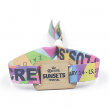 Custom Logo Nfc Security Wristband Bamboo Smart Rfid Chip Wristband thumbnail-3