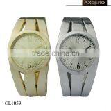 Branded Women Vogue Fashion Gold and Silver Bangle Watch thumbnail-2