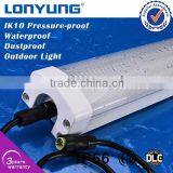 Epistar Smd2835 Ip65 Led Tri-proof Tube Light 60w CE ETL DLC Approval