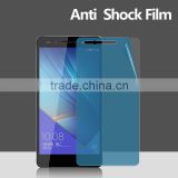 blue explosion proof tpu screen protector waterproof screen film for Huawei honor 7