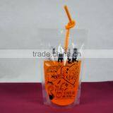 Zipper pouch and Reusable Clear Drinking Beverage Bag/Transparent Plastic Bag for Beverage                        
                                                Quality Choice