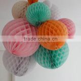 Tissue Paper Honeycomb Balls for Graduation Party Decoration