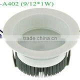 9/12 w Anti-glare Aluminum Led Down Light (RS-A402)