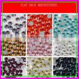 Wholesale Round Flat back ss6/ss10/ss16/ss20/ss30/ss40 Crystal AB Grade Stone Strone glue Hot fix Rhinestones