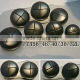 Wine Color Braided Leather Button thumbnail-3