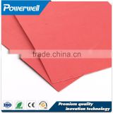 Vulcanized fiber paper in red colour