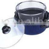 3pcs Non-stick Deep Fryer Saucepot