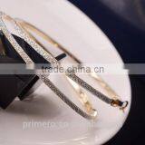 Fashion Large Gold Hoop Round Matte Dangle Earring Jewelry Designs New Model thumbnail-6