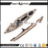 No Inflatable Fishing Pedal Ocean Kayak Made in China Cheap Plastic Wholesale Kayak thumbnail-1