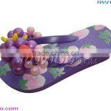 Grape Decoration Girl Slipper