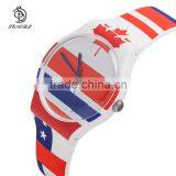 Custom Fancy Colorful Silicone Watch,japan Movt Watch thumbnail-1