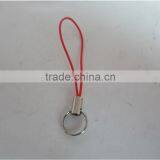 Factory Supplies Red Fashion Mobile Phone Strap With Key Ring For Decoration thumbnail-3