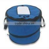 Pop-up round cooler bag products,/round cooler bag,bicycle cooler bag,picnic cooler bag