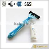 high quality disposable shaving kits with razor and cream