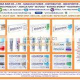 VIETNAM SENSODYNE TOOTHPASTE - FRESH MINT RAPID RELIEF TOOTHBRUSH - TIDA KIM FMCG SOFTDRINK -COOL GEL SENSITIVE WHITENING