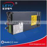 CE approved 1200w 12v 24v 48v high power with parallel function SCN-1200-12 switching power supply