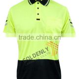 Short Sleeve High Visibility Safety Polo Shirt