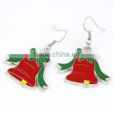 Christmas motif ornaments New 2013 promotion Christmas jingling bell earring wholesale earring