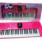 Hot Selling Kid Toy 49 Key Digital Electronic Organ Music Composition ,Wholesale From China Plastic Toy Musical Instrument