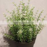 Bulk Fake Potted Artificial Plastic Grass in Plastic Planter for Sale thumbnail-3