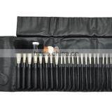 Super Quality Copper 24 Pcs Natural Animal Hair Brushes for Makeup Professional Set