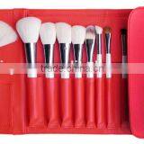 Professional 26 Piece White / Silver Makeup Brush Set With Red Case thumbnail-5