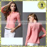 Invisible Buttons Hot Girl Office Shirt For Brazil Female thumbnail-4