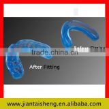 Moldable bleaching trays for whitening teeth