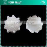 Black Chinese Knot Bugle Bead Shank Cover Chinese Frog Button thumbnail-2