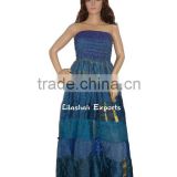 2347 Silk Dresses summers dress beachwear dress Smoke Dresses exporter women's evening dress cotton print dresses party dresses
