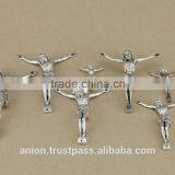 Metal Jesus Christ Crucifix for Olive Wood Crosses Large Size thumbnail-2