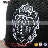 New Leather Hat/cap Leather/6 Panel Leather Brim Snapback Hat thumbnail-4