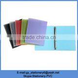 Semitransparent PP 4 Ring Binder, Small Plastic Ring Binder