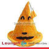 Fancy Halloween Velour Pumpkin Hat