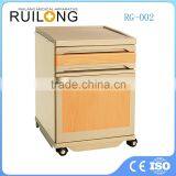 Wood Color Best ABS Bedside Nightstand Hospital Furniture Supply Portable Bedside Locker Sickroom Table thumbnail-1
