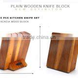 Acacia block knife wood
